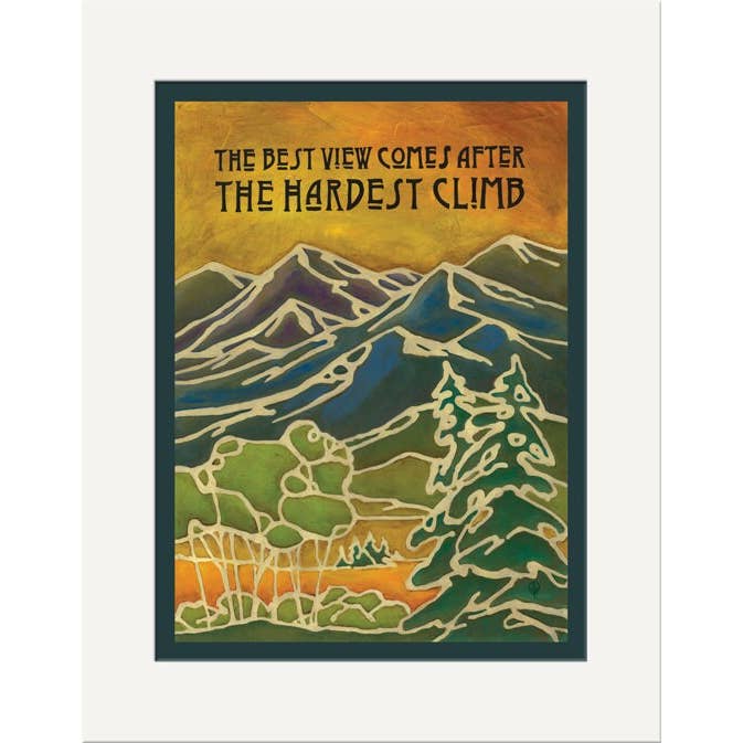 The Bungalow Craft - Wholesale Art Print - Hardest Climb