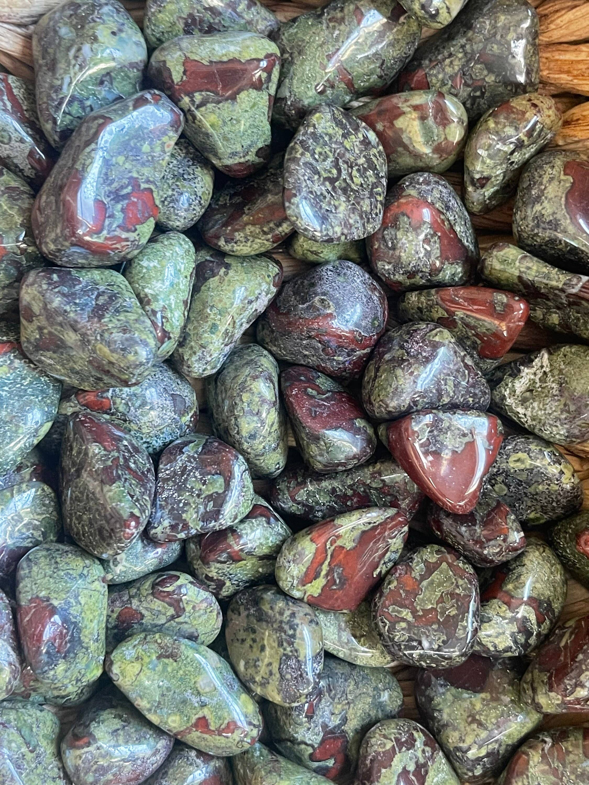 Tumbledshop - Wholesale Spiritual Stone/Crystal - Dragon Blood Jasper Stone Tumbled Crystal, Heart Chakra7