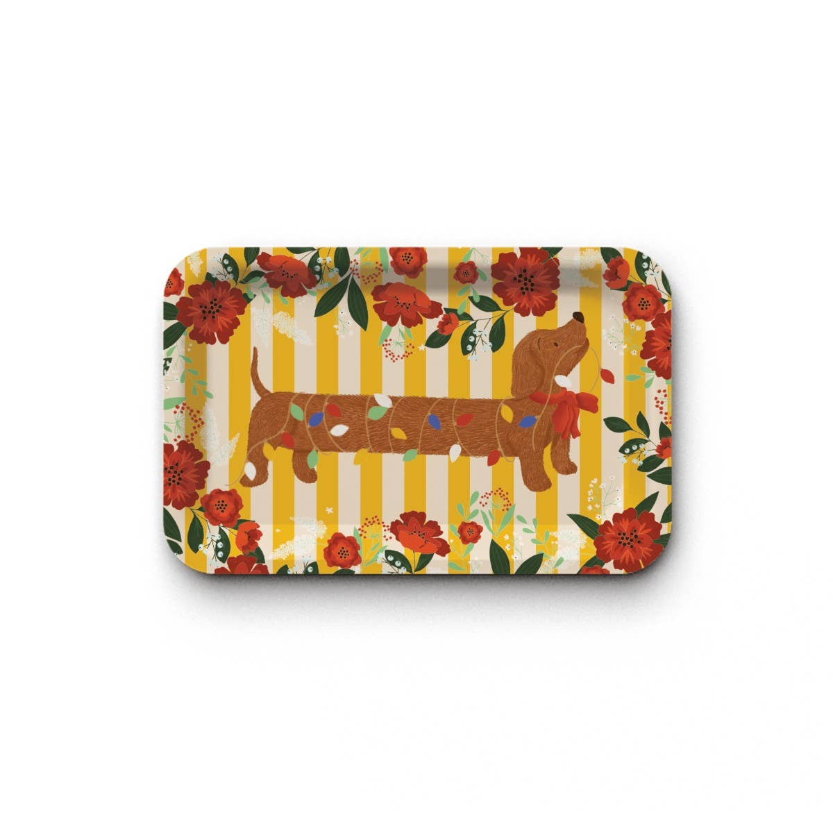 Maison Royal Garden - Wholesale Decorative Tray - Kraft rectangular tray (matte 28x18 cm) - Sweet night