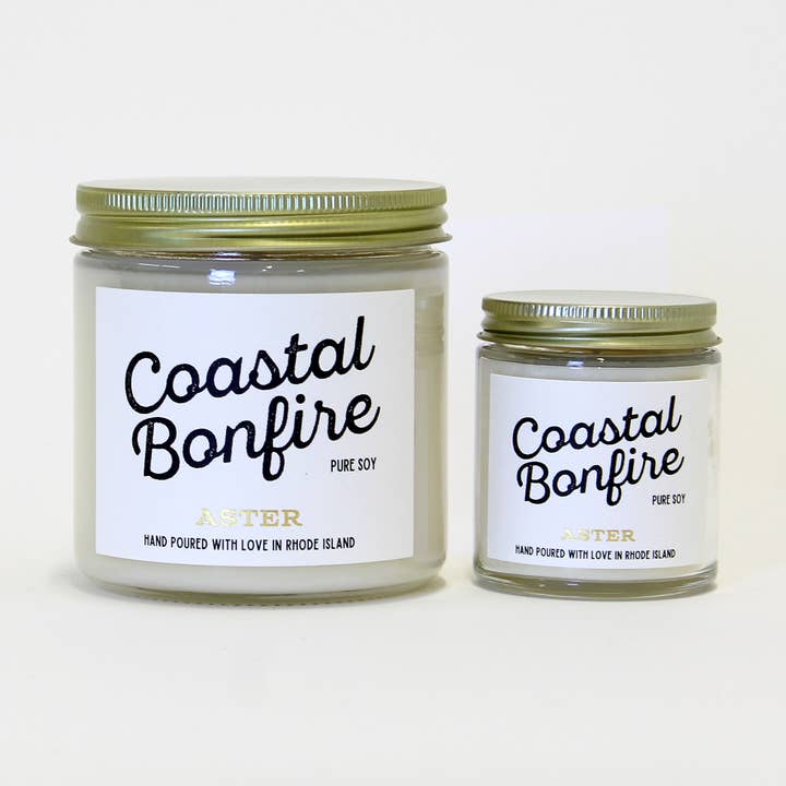 Coastal Bonfire Candle - 4oz, 16oz for wholesale by Aster Candle
