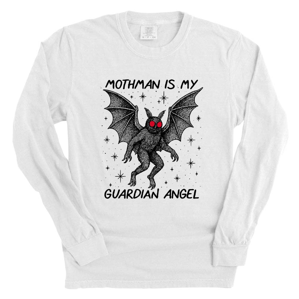 Let's Get This Thread - Wholesale Screen Printed T-Shirt - Unisex - Moth man Is My Guardian Angel6