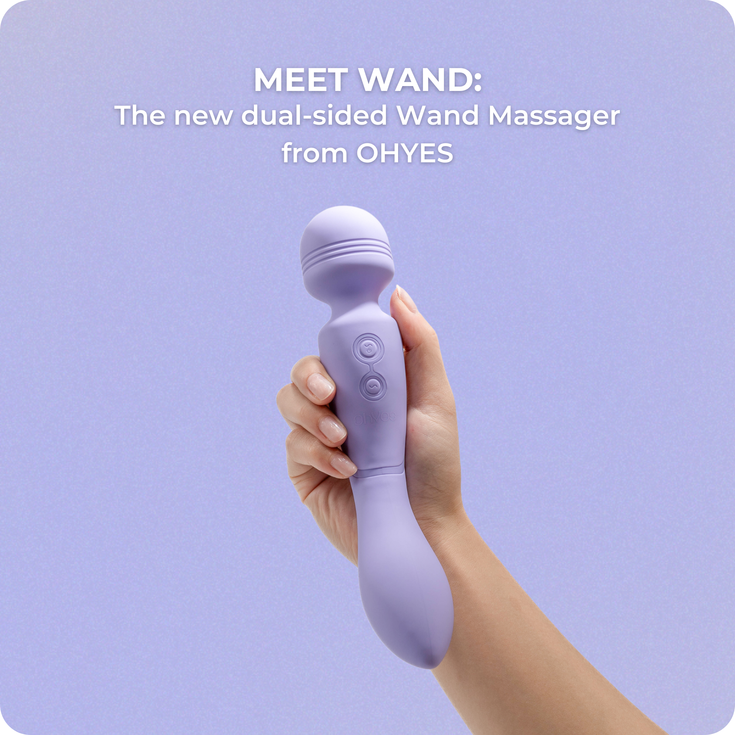 ohyes - Wholesale Sex Toy - OHYES Magic Wand Vibrator - Dual Wand and G Spot Massager1