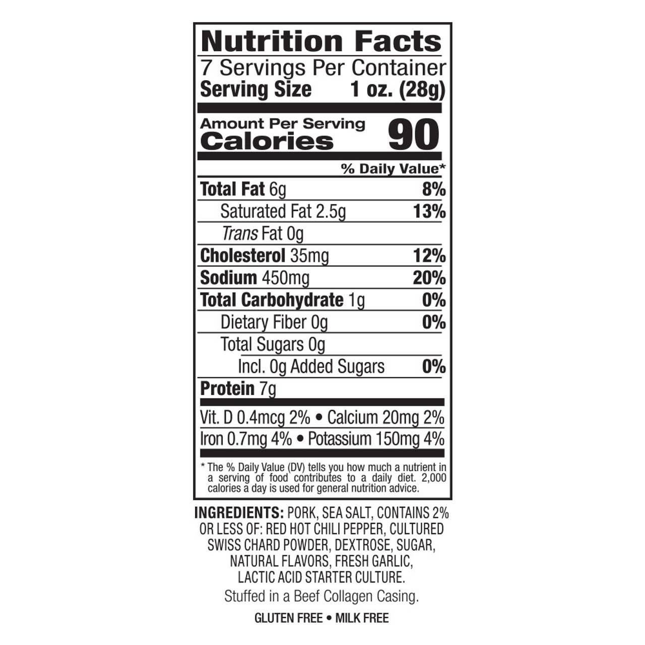 Delallo - Wholesale Pork - Hot Pepper Dry Sausage1