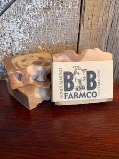 Honung mandel getmjölk tvål för wholesale av B and B Farmco