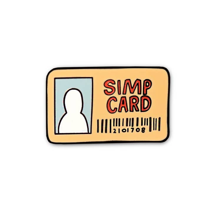 On Point Pins - Wholesale Lapel Pin/Button - Simp Card Meme Lapel Enamel Pin