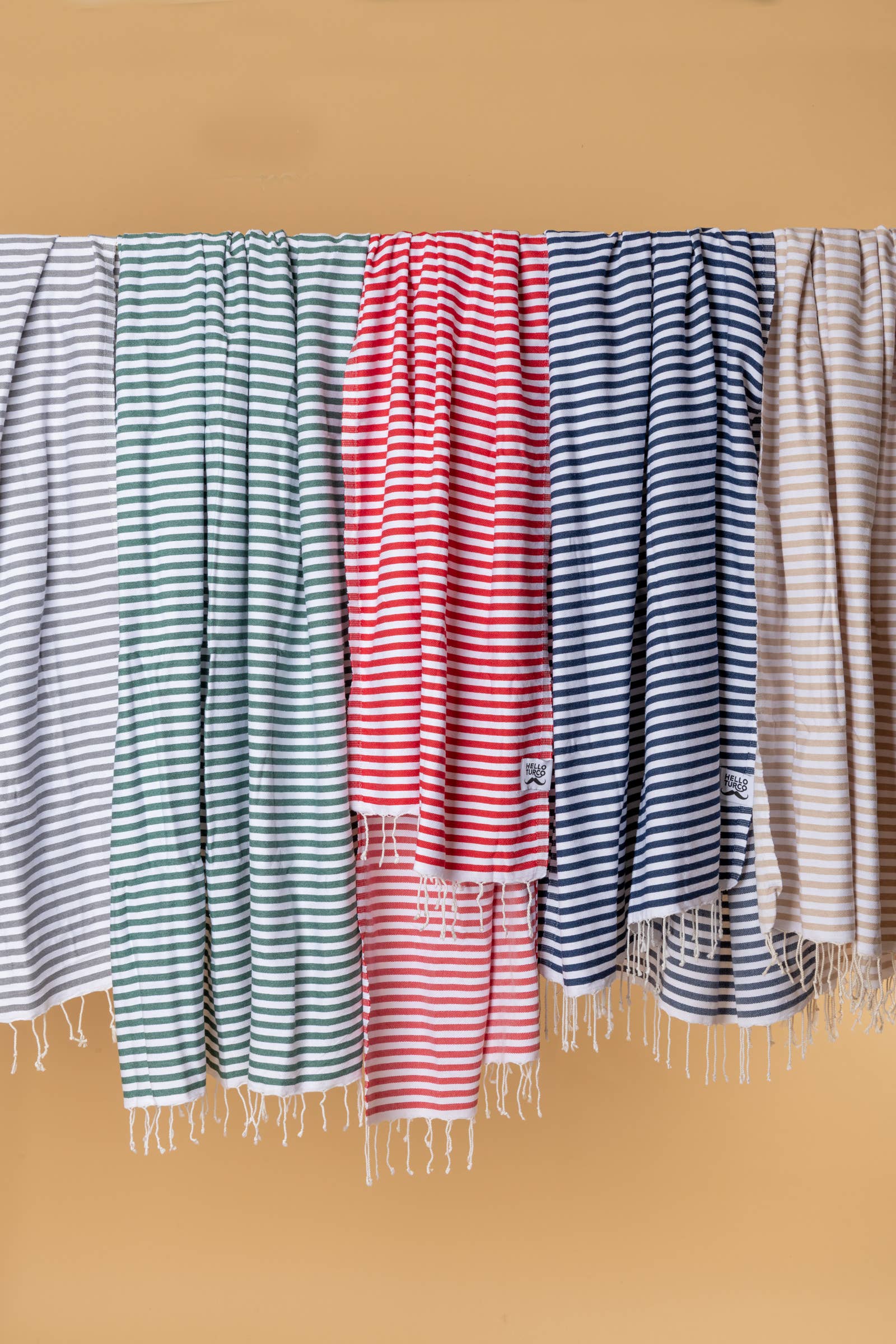 HELLO TURCO Turkish Towels - Wholesale Towel Set - 100 x Striped Towel Set 🥳 Bestseller3