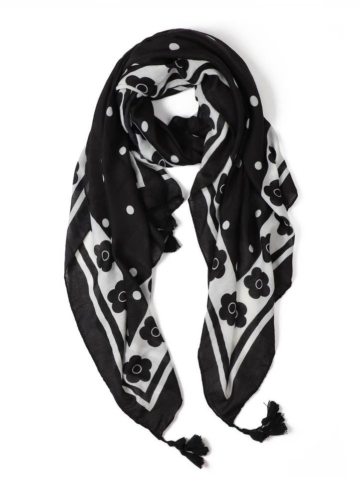 Kiara Spot Autumn/Winter Scarf for wholesale by Greenwood Designs