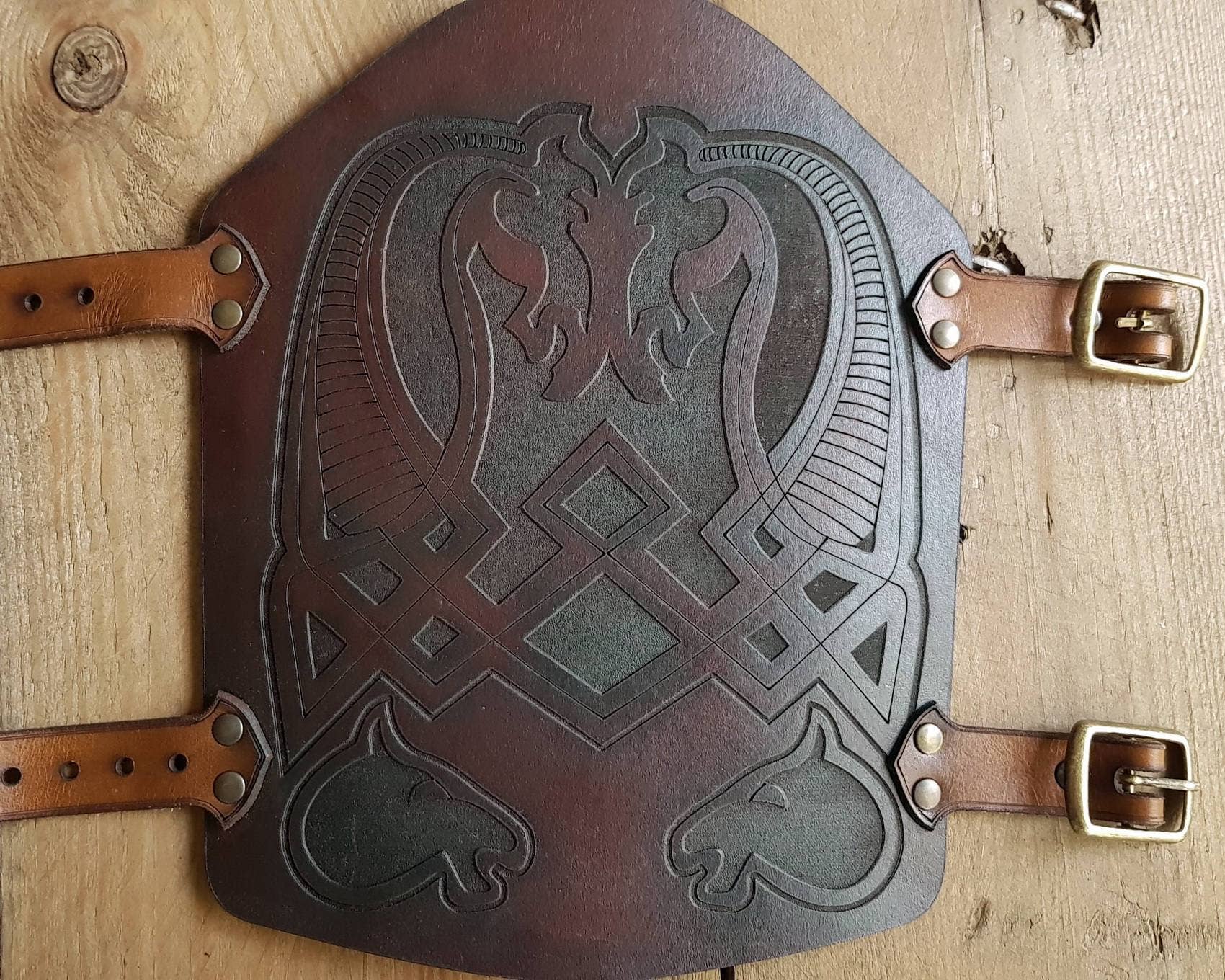 Outcast Props - Wholesale Costume - Unisex - Rohirrim horses engraved Bracer.4