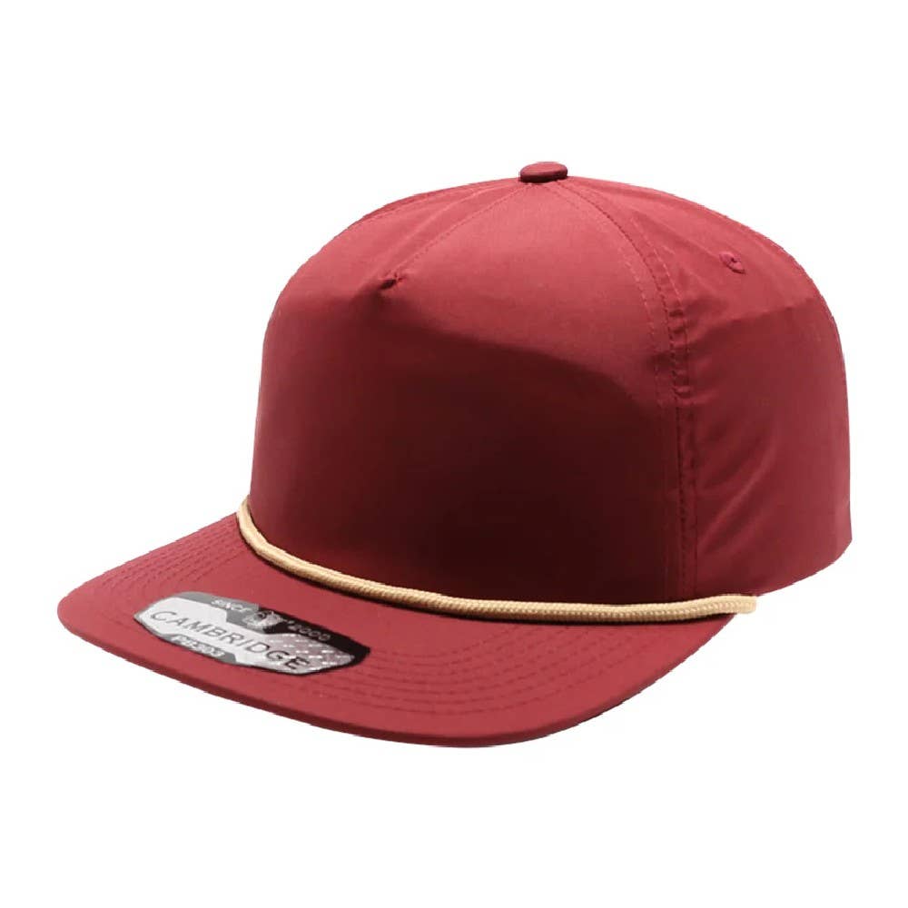 DOBBI - Vente Casquette à visière plate – unisexe - CORDE À 5 PANNEAUX CAMBRIDGE NON STRUCTURÉE11