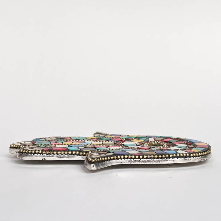 Artschatz LLC - Wholesale Incense Holder - Hamsa Hand - Multicolor - Incense Holder