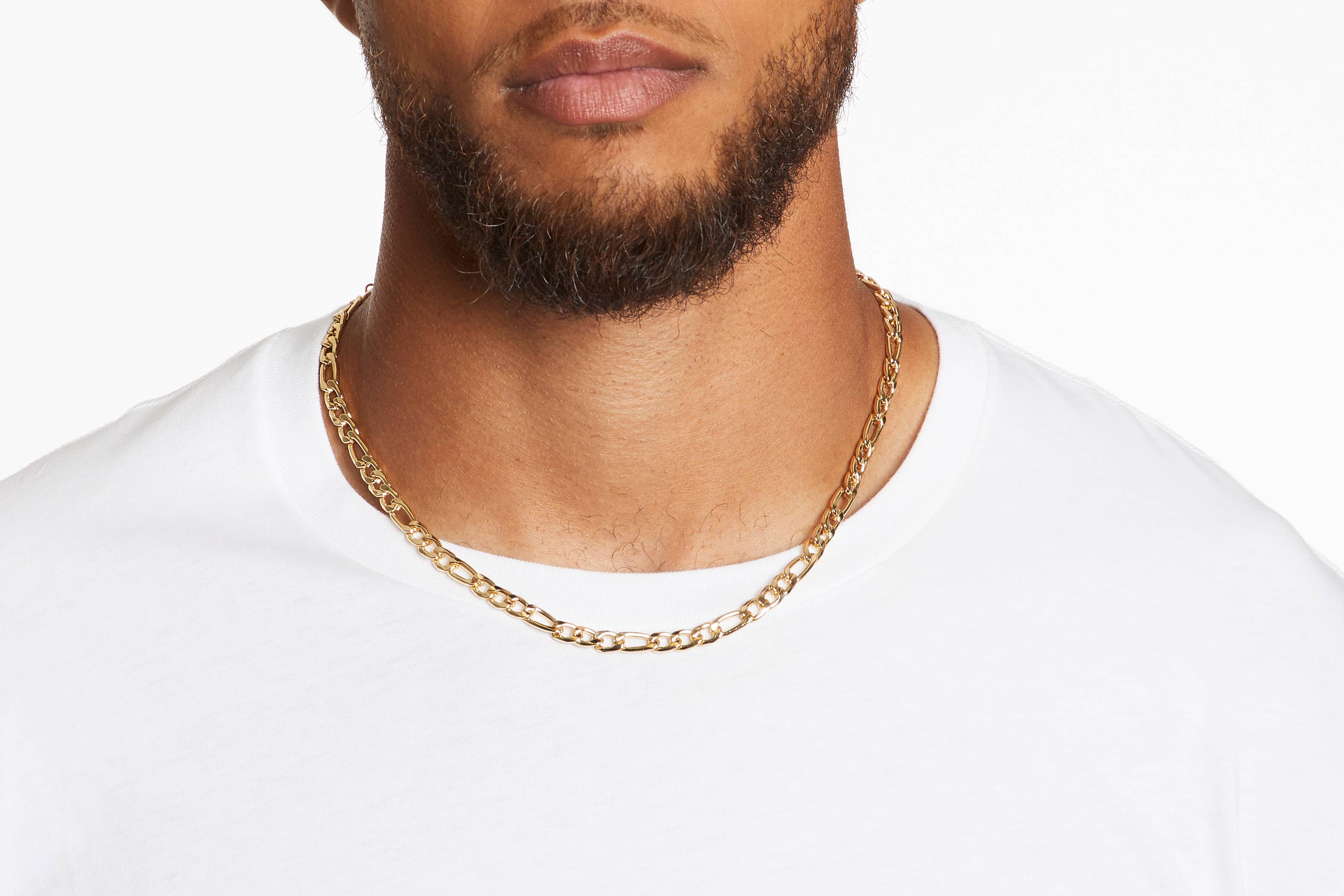 MRKD for Life - Wholesale Link & Chain Necklace - Figaro Chain - 5mm1