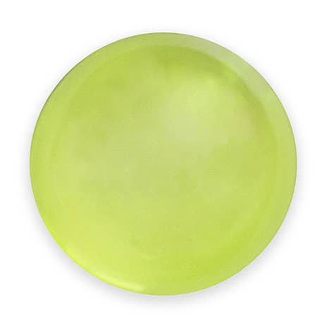 Round green-transparent bath pearl, bath oil pearl, scent: apple for wholesale by Accentra