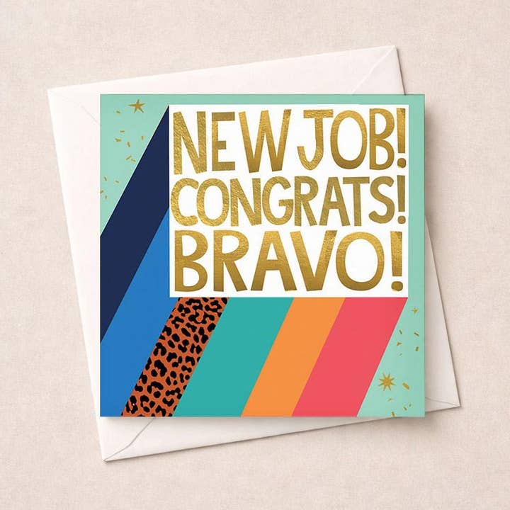 New Job Card - Congrats! for wholesale by Hammond Gower Publications Ltd
