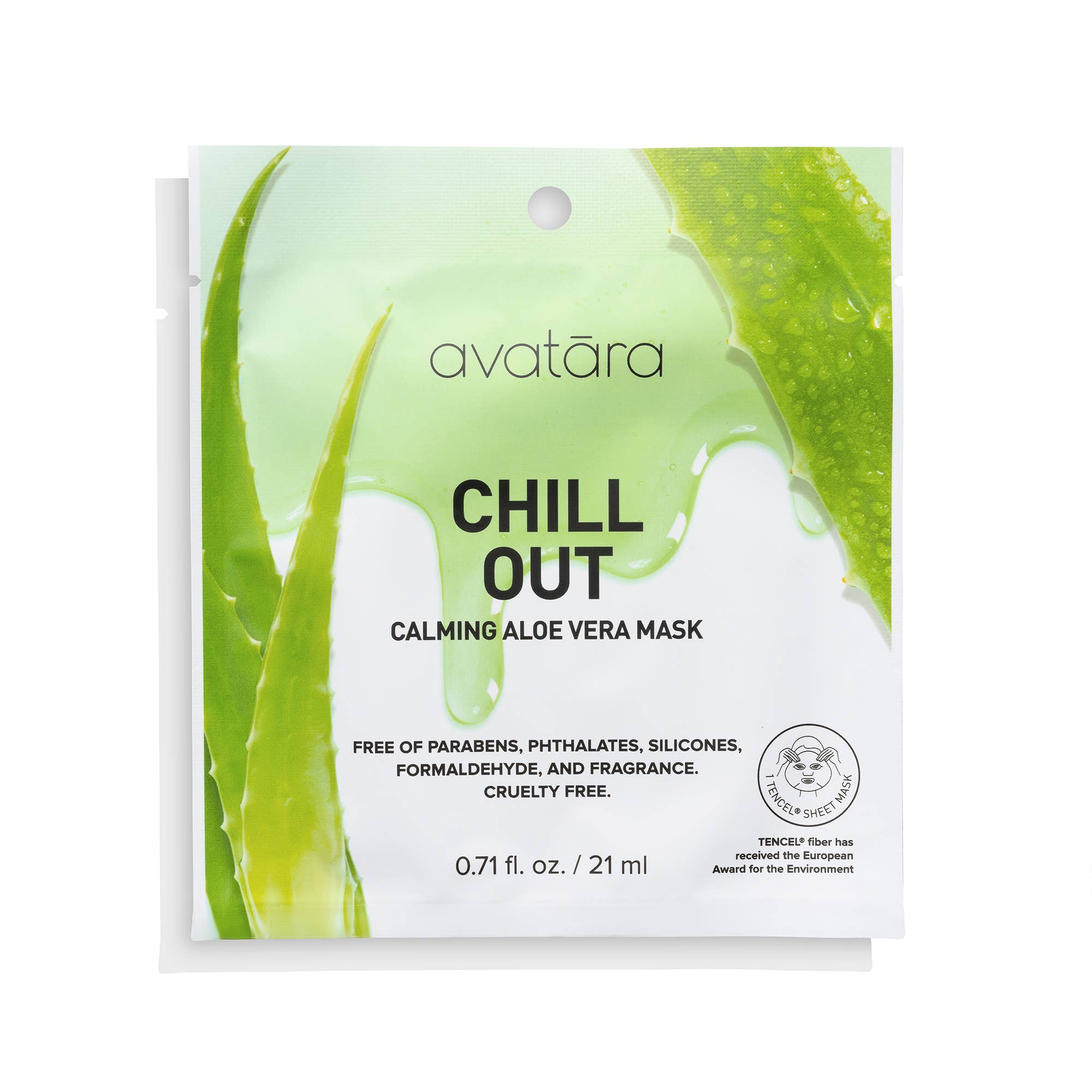 Avatara - Wholesale Skincare face mask - Chill Out Calming Sheet Mask Single