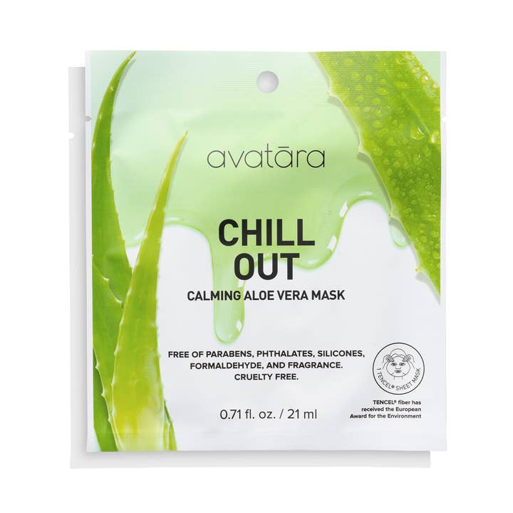 Chill Out Calming Sheet Mask Single for wholesale by Avatara