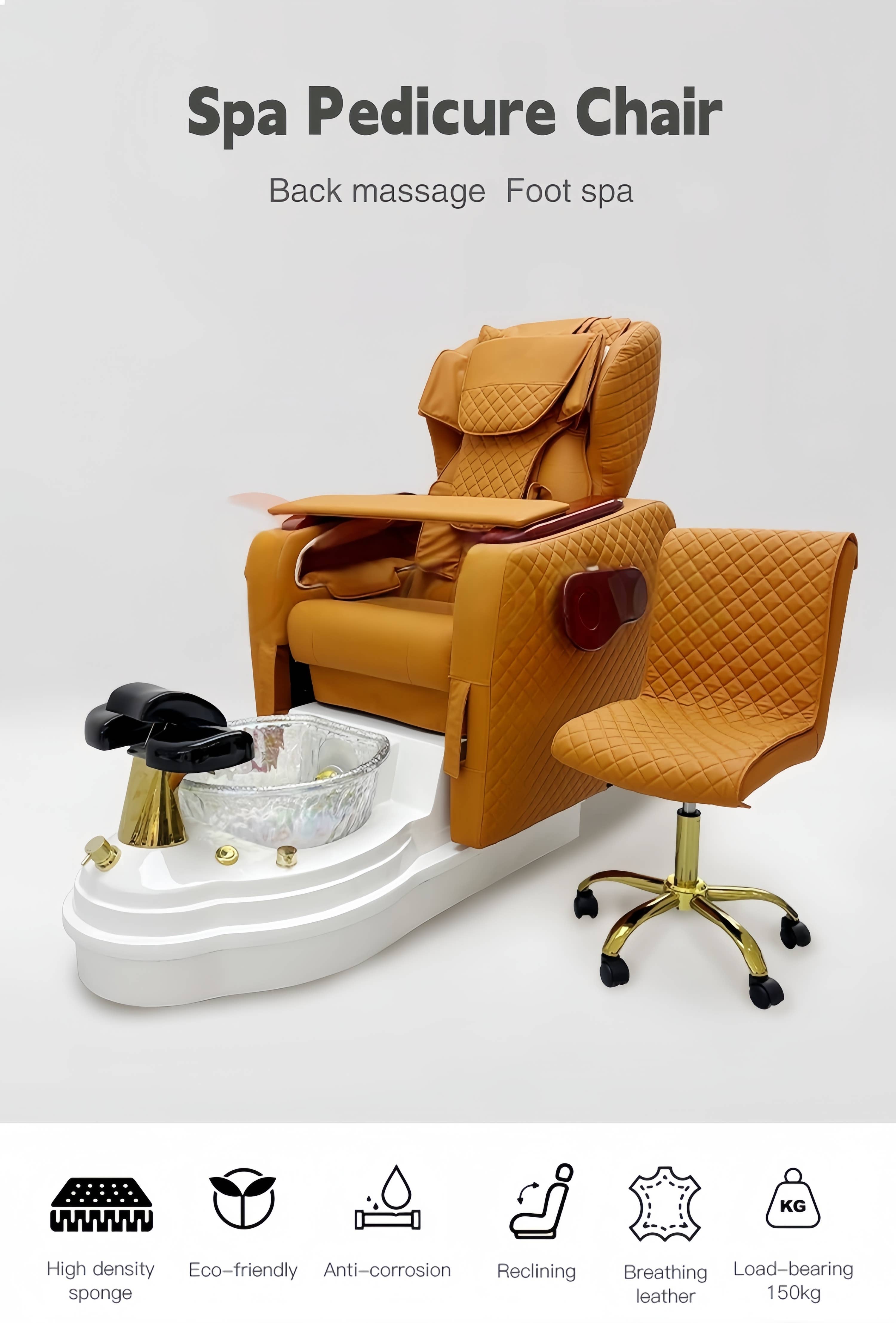 TOP SPA OUTLET - Wholesale Chair - Lux Grand Pedicure Chair With Massage, Acetone Resistant1
