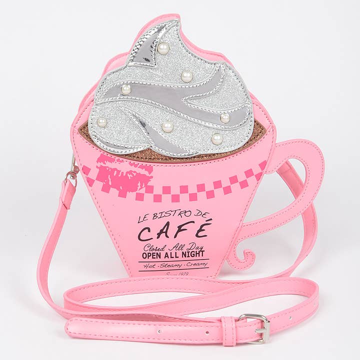 Whip Cream Coffee Cup Novelty Bag for wholesale by 3AM BY H&D ACCESSORIES