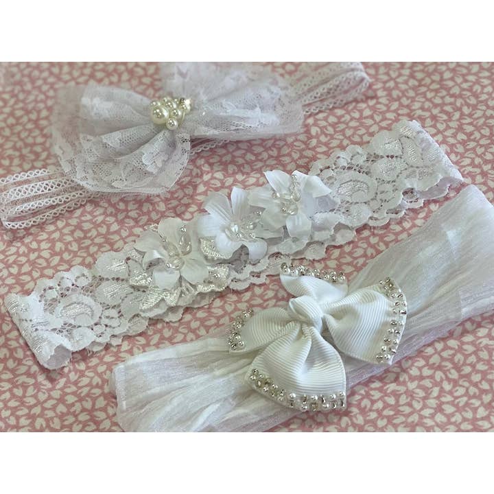 Ensemble de 3 bandeaux pour bébé pour la vente par Simply Charming