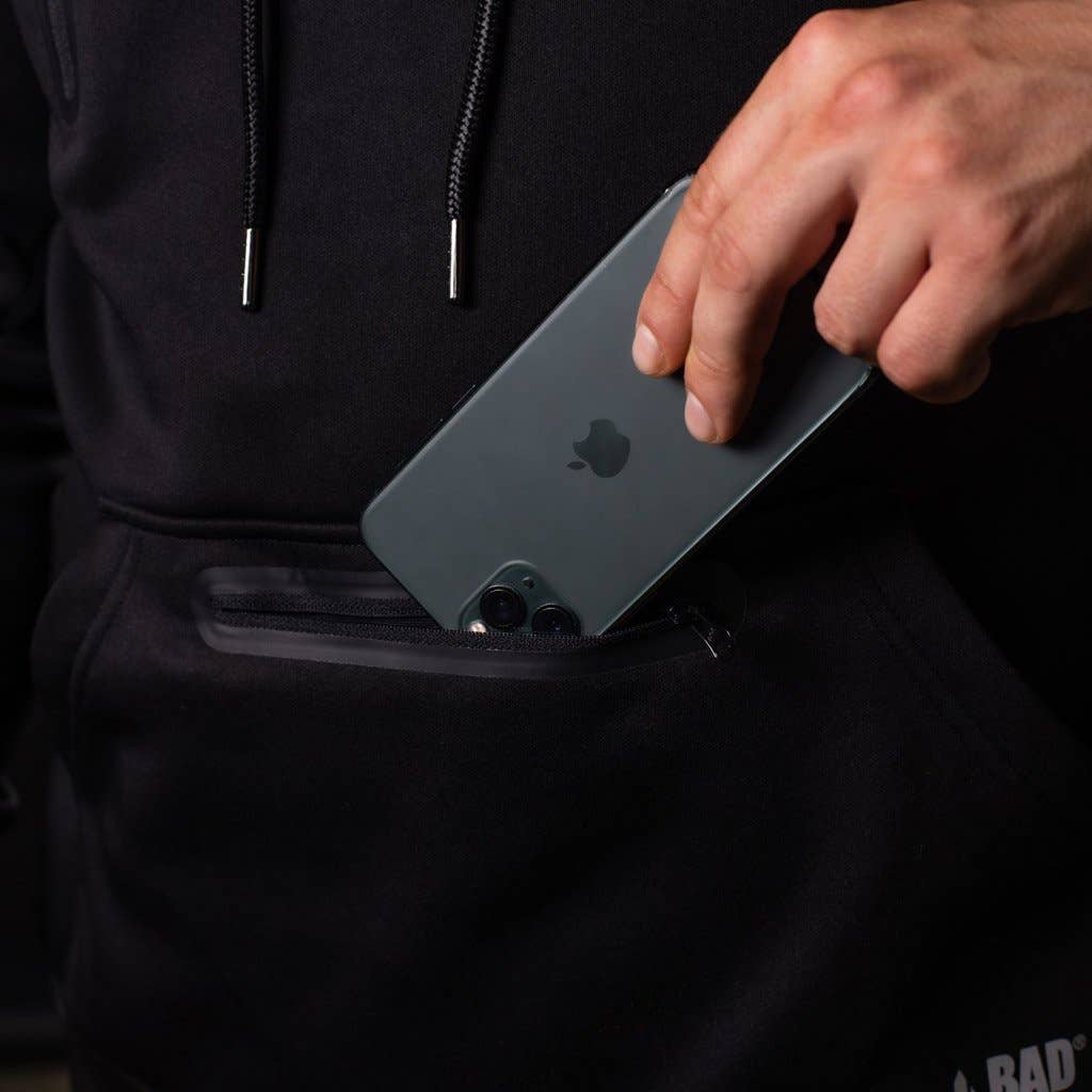 BAD WORKWEAR - Wholesale Hoodie - Men's - BAD WATERPROOF RAIN-DEFEND™ HI-VIS FLEECE HOODIE11