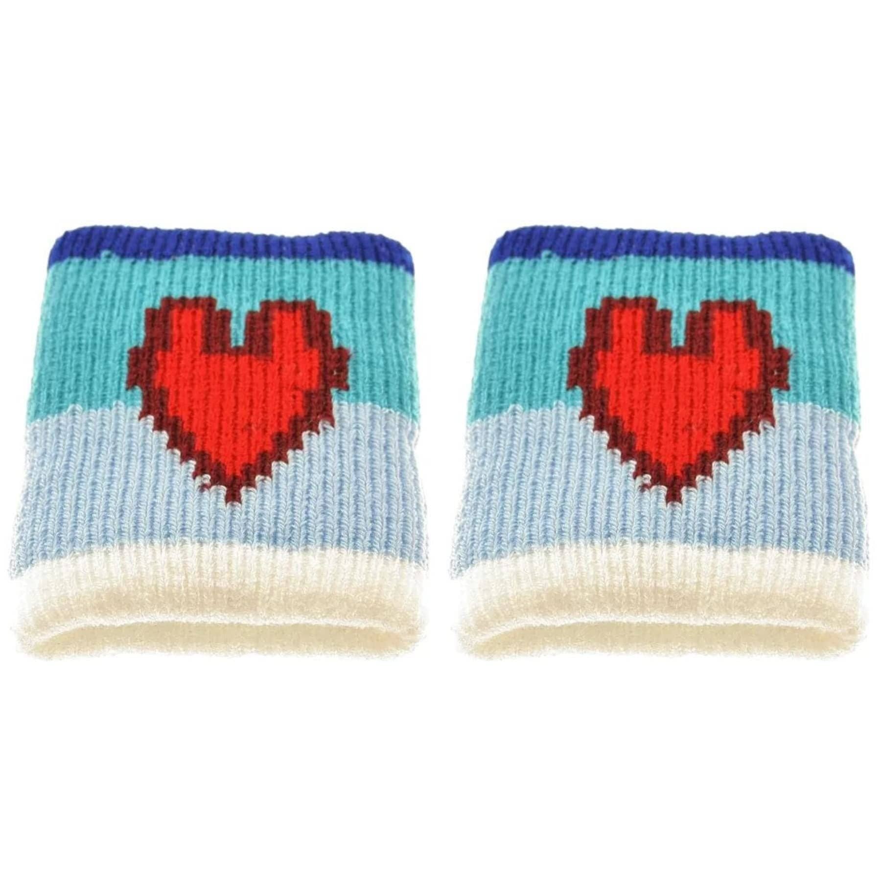 Topkids Accessories – wholesale Armband - Unisex – 2-pack unisext svettarmband för träning – färgglada handledsband för barn och vuxna, tennis- och sportarmband för tjejer och män0