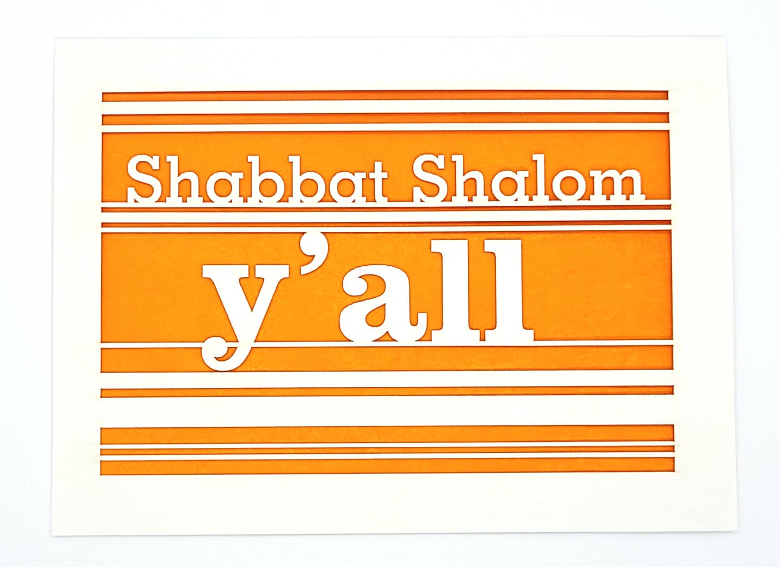 two hermanas - Wholesale Everyday Greeting Card - Shabbat Shalom Y'All Everyday Greeting Card4