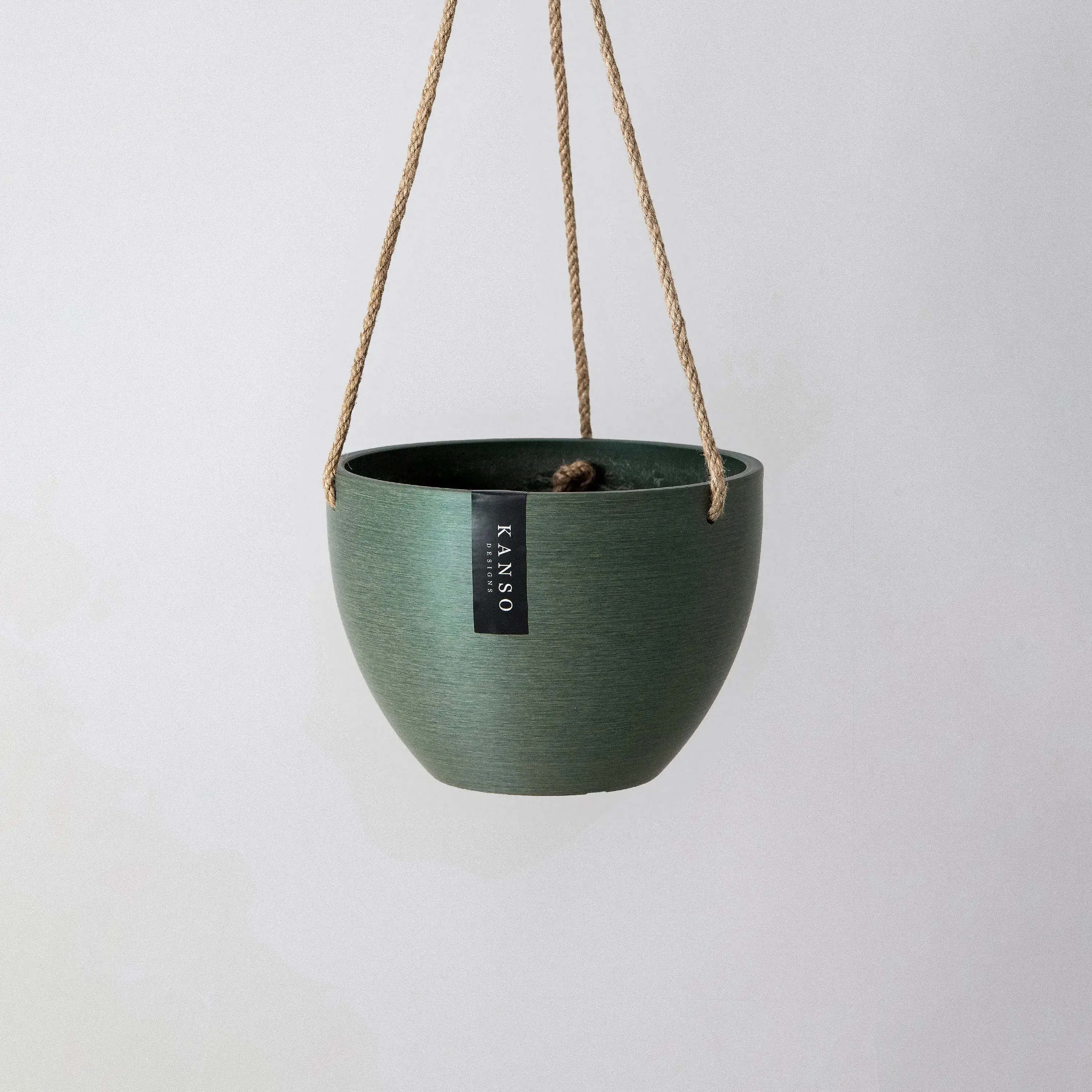 Kanso Designs - Vente Jardinière suspendue - Pot de fleurs suspendu Signature Stone de 8 po | 12 po | 4 coloris4