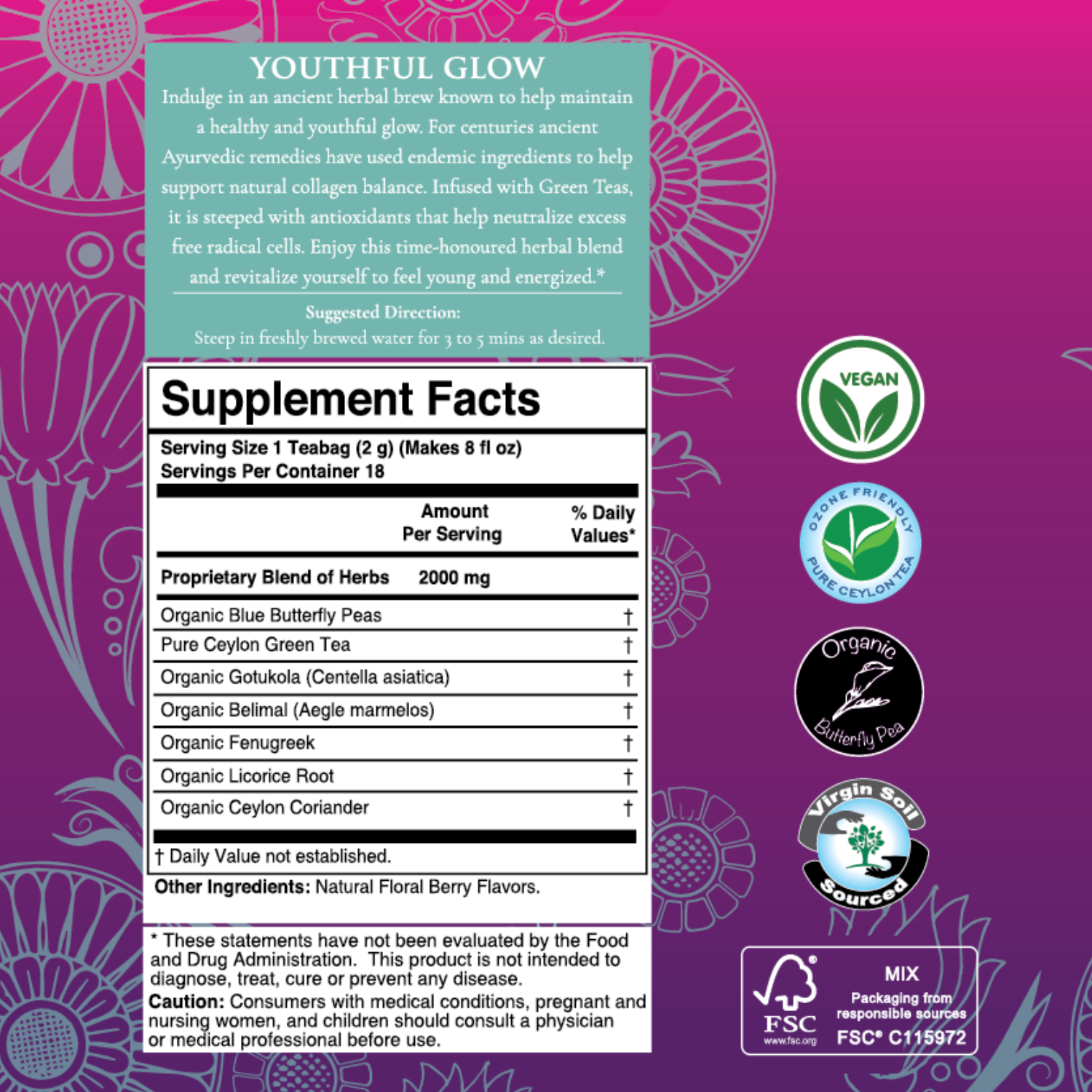 Terapy Ceylon Tea - Wholesale Health/Detox Tea - Youthful Glow Ayurveda Tea6