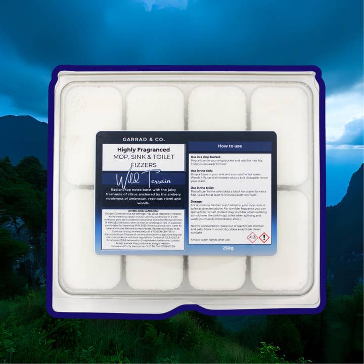 Wild Terrain Mop, Sink and Toilet Fizzers for wholesale by Garrad & Co