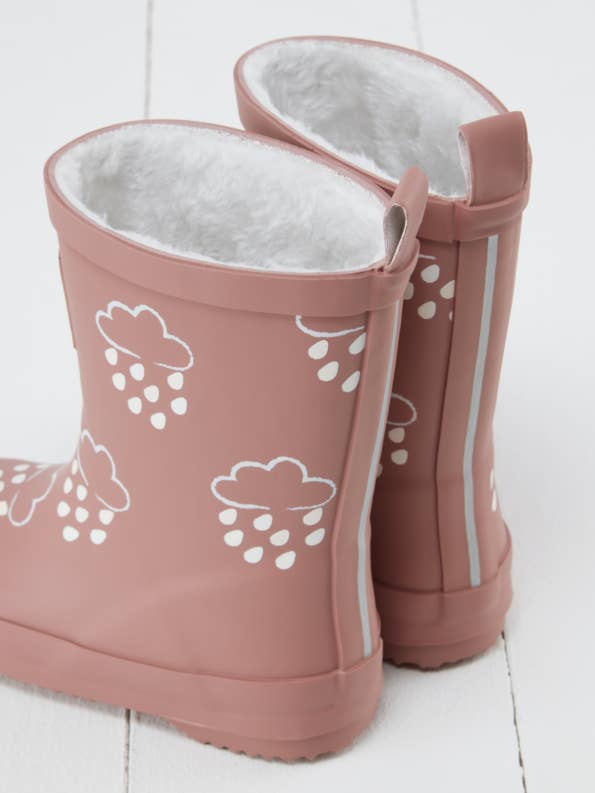 Grass & Air - Wholesale Rain Boots – Child - Rose Colour-Changing Kids Winter Wellies2