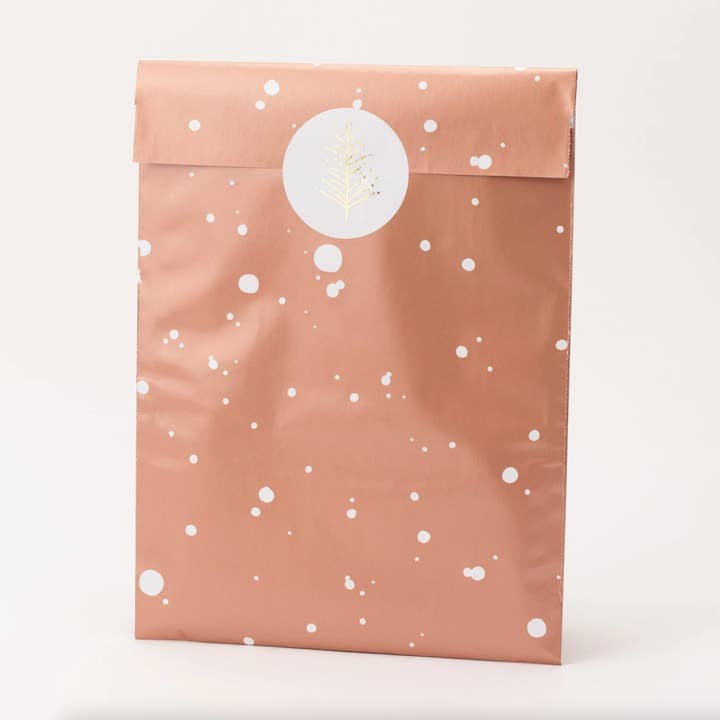 Sacchetti di carta Bubbles rosa per la vendita all'ingrosso da parte di liebevoll verpackt