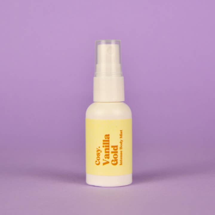 Vanilla Gold 30ml Intense Body Mist for wholesale by Cosy Cosmetics