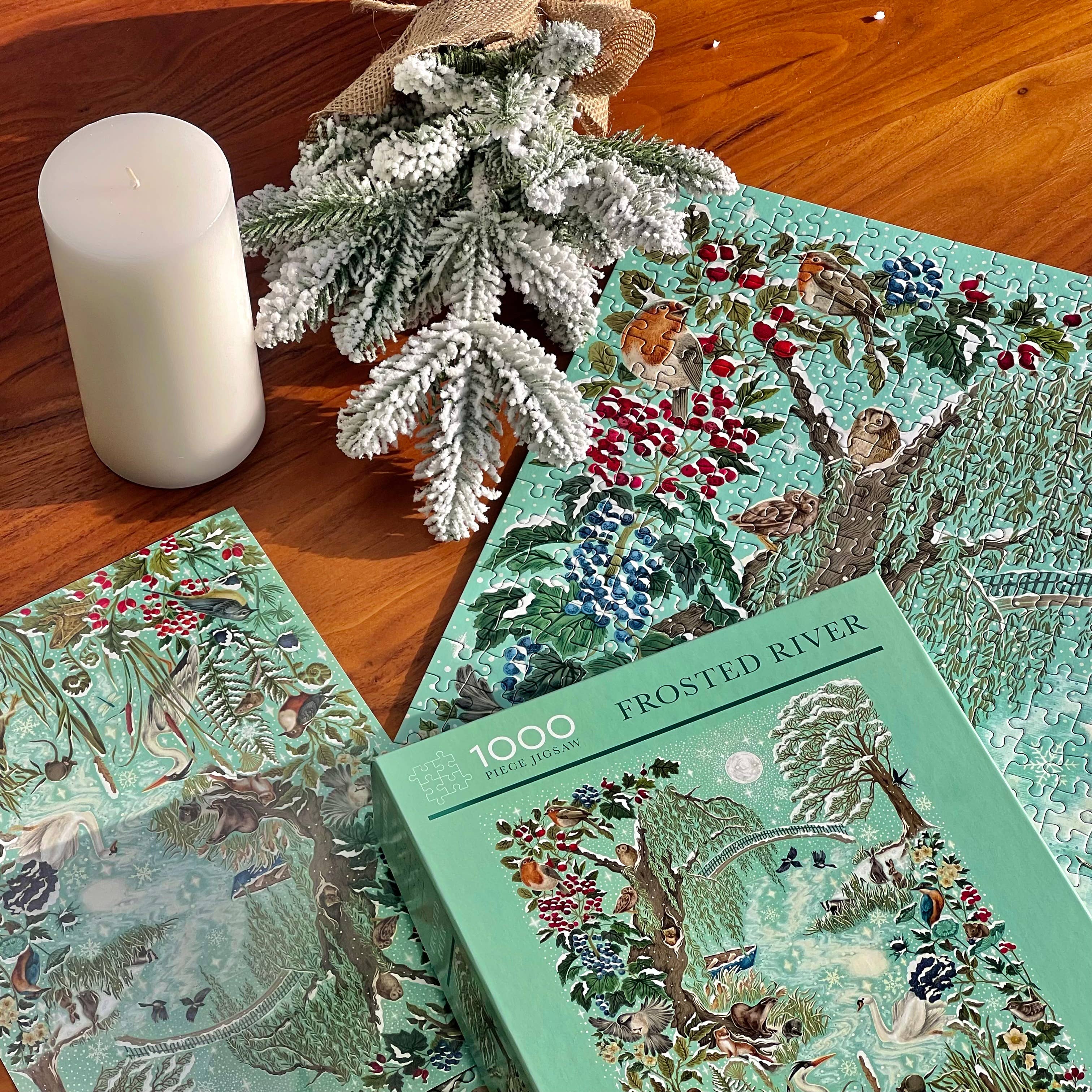 Gibsons Games Inc - Wholesale Puzzle - Adult - The Art File Frosted River 1000 Piece Puzzle5