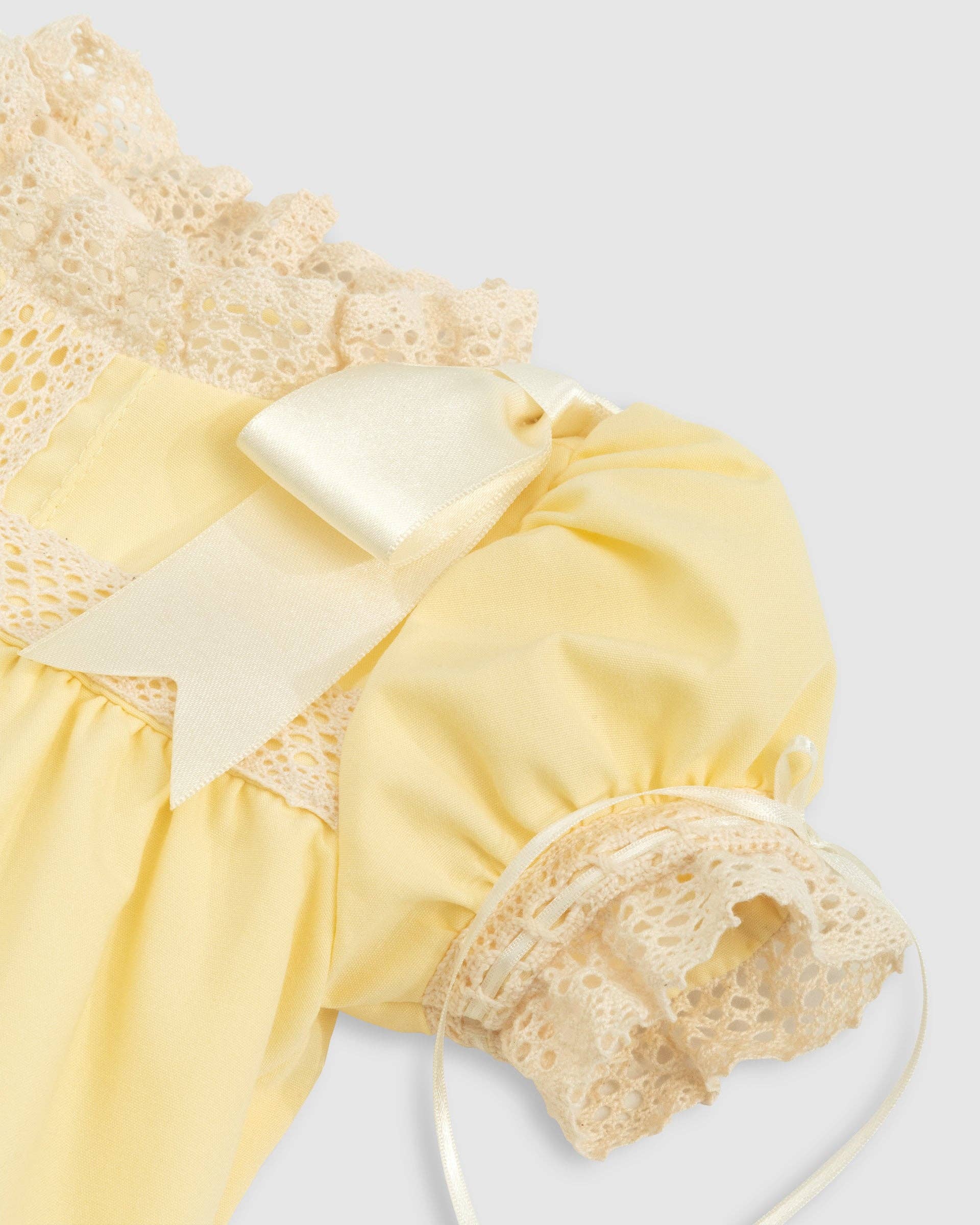 Posh Pickle - Wholesale Bodysuit (Non-Footed) - Baby - Bristol Yellow Heirloom Bubble10