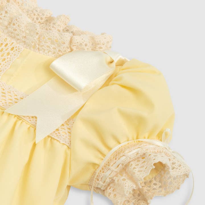 Posh Pickle - Wholesale Bodysuit (Non-Footed) - Baby - Bristol Yellow Heirloom Bubble10