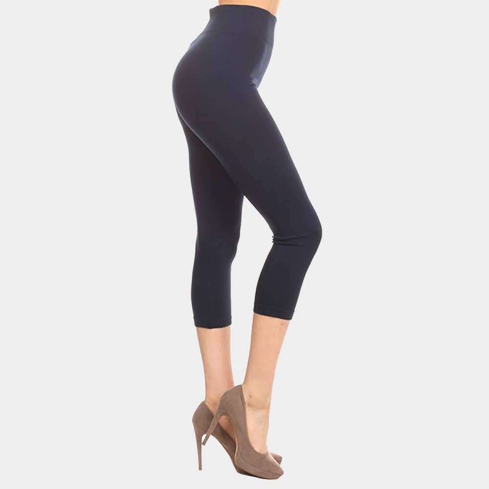 Sensibling Corp. - Wholesale Fashion Leggings - Women's - Solid High Waist Leggings
10