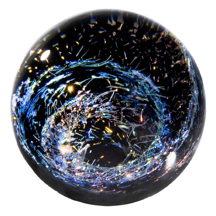 Galaxy Vortex Marble for wholesale by Lake Superior Art Glass