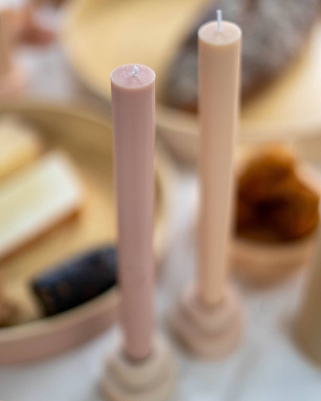 porter green | style + sustainability - Wholesale Tapered candle/candlestick - Wheat + Oat |Escc Dinner Candle| Soy-blend Unscented Candles9