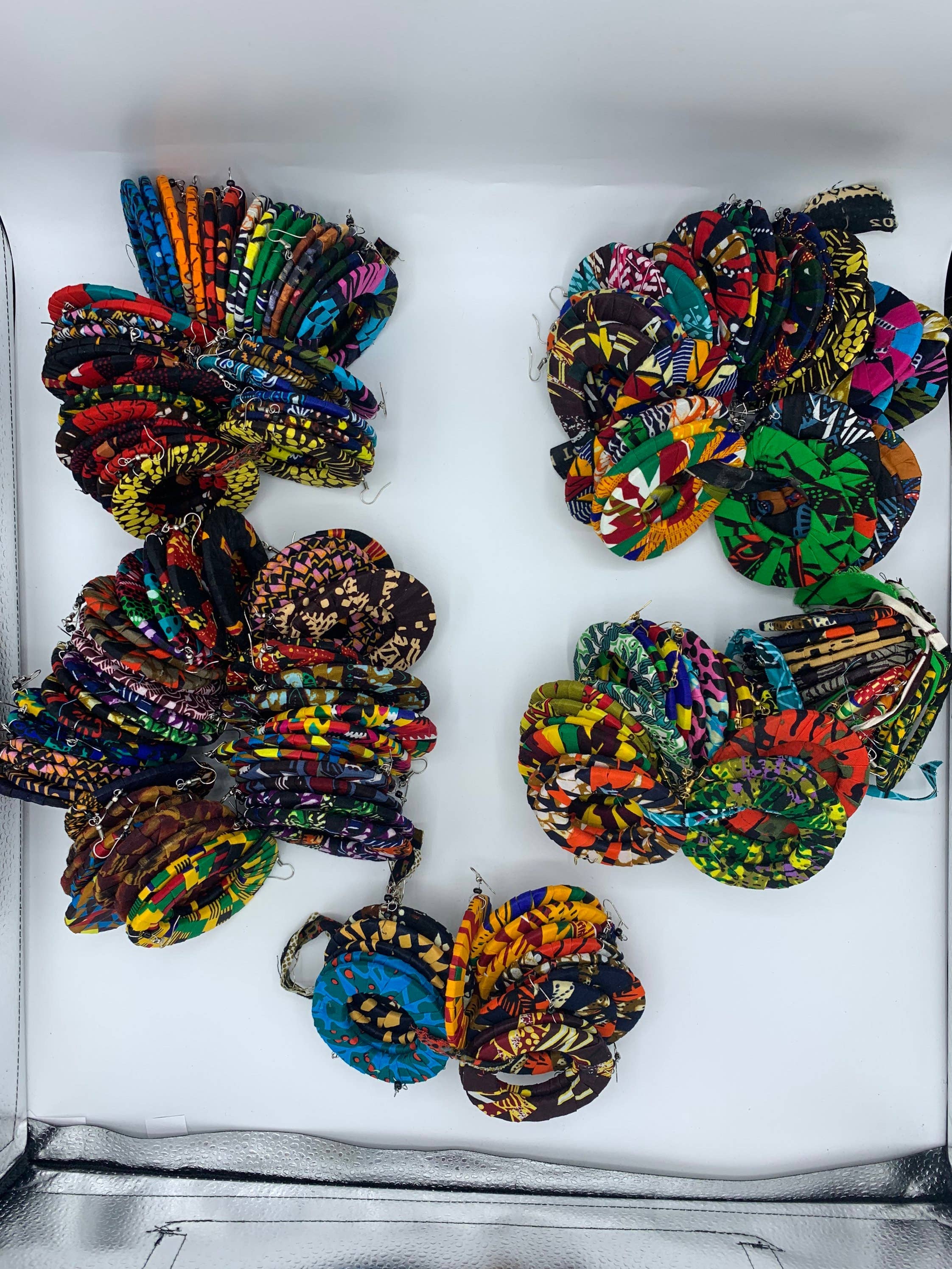 KENYAN SAFARI DESIGNS - Wholesale Dangle Earrings - Wholesale Ankara Fabric Earrings4