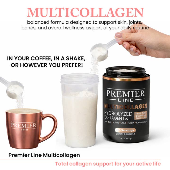 Multicollagen Supplement – Multi-Type Collagen for Skin, Joints & Wellness for wholesale by Premier Line