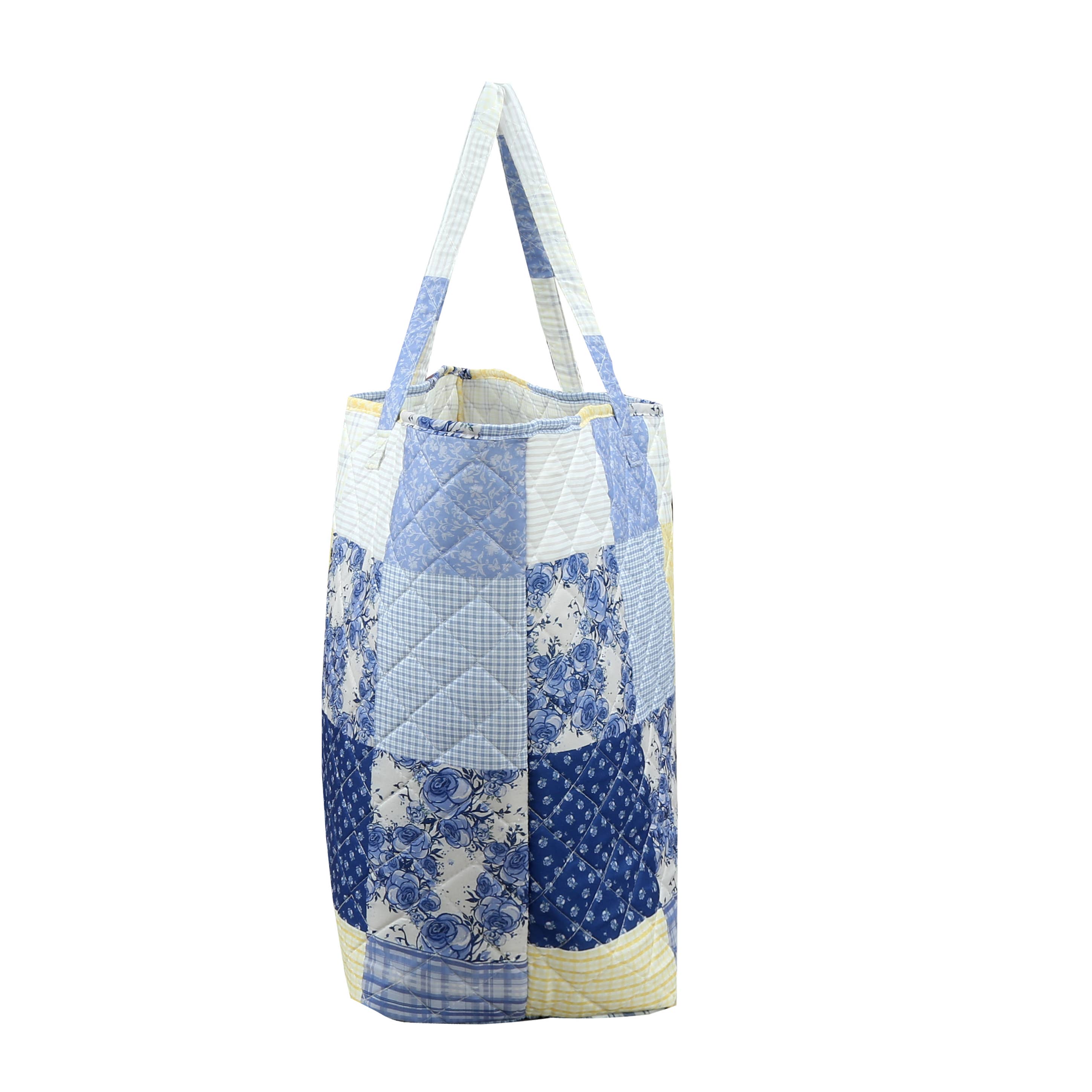 Duke Imports - Vente Tote bag – femme - Sac fourre-tout matelassé "Garden Walk in Bluebell"4