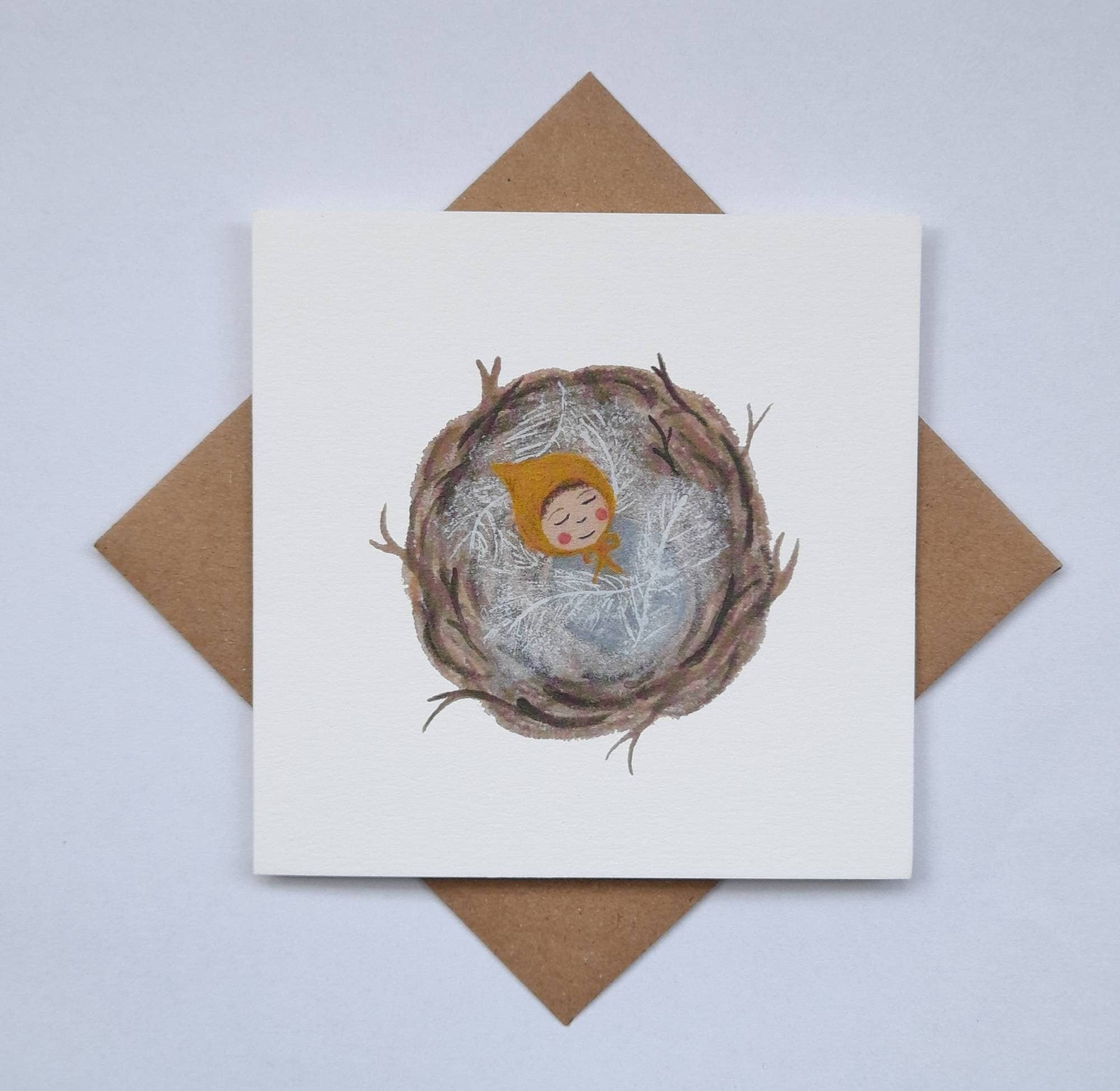 LYDIAMAE – wholesale Baby card – Baby Nest greetings card1