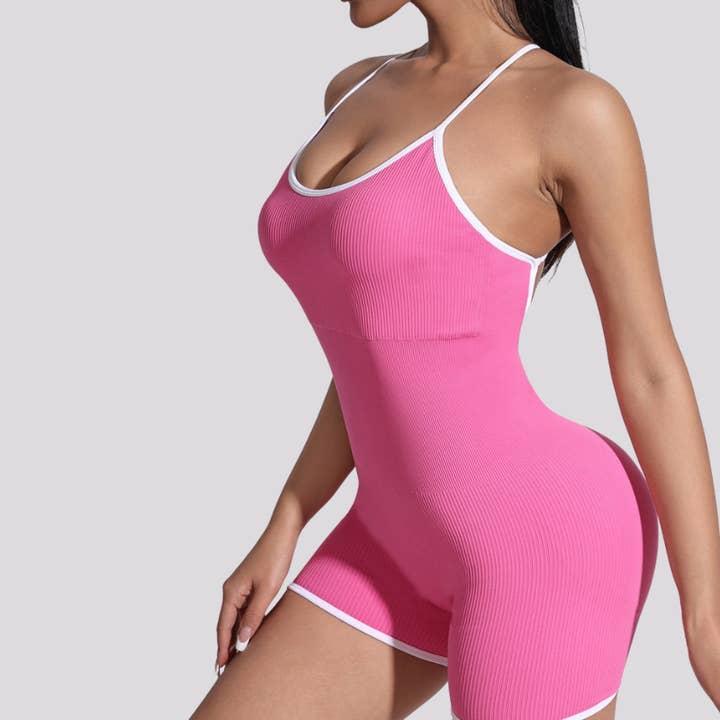 WONDERXFANS - Wholesale Unitard – Women′s - Ladies' cross-back jumpsuit9