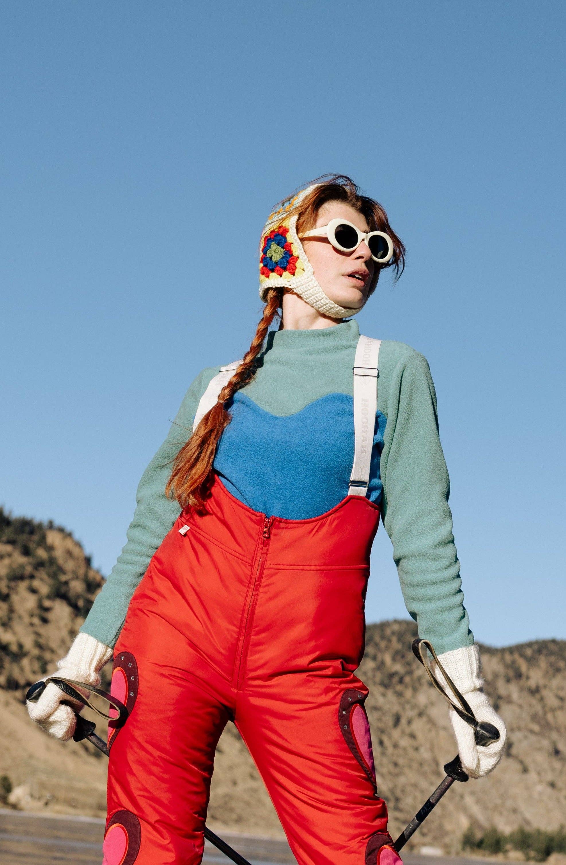 Hoohah - Wholesale Sweatshirt - Women's - Fleece Sweetheart Mock Neck in Beryl Blue5