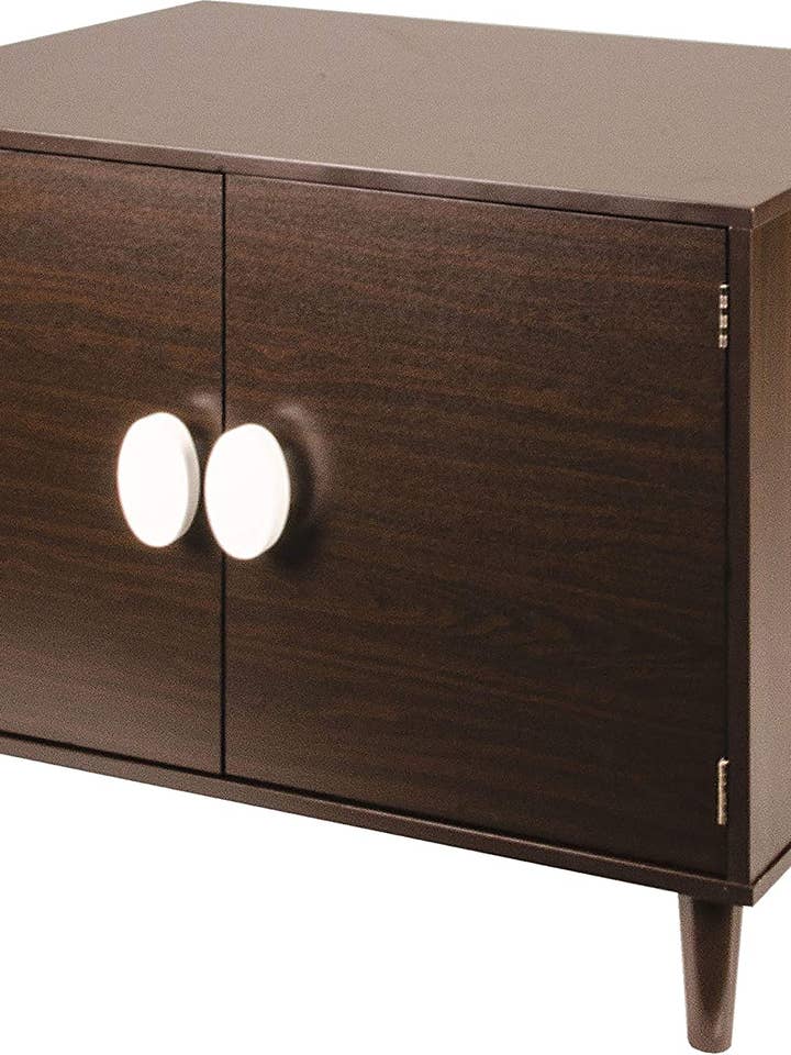 Disney Cat Cabinet with Scratcher Area – Espresso for wholesale by Penn-Plax