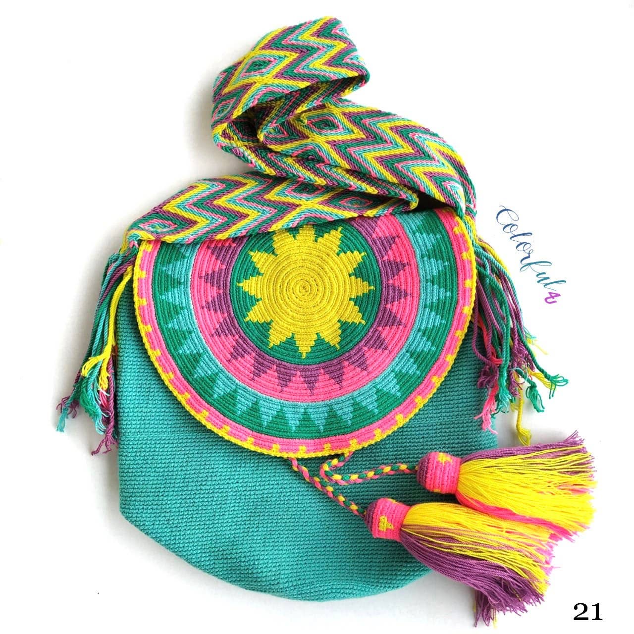 Colorful 4U - Wholesale Crossbody Bag - Women's - Colorful Crochet Bags with Cover0