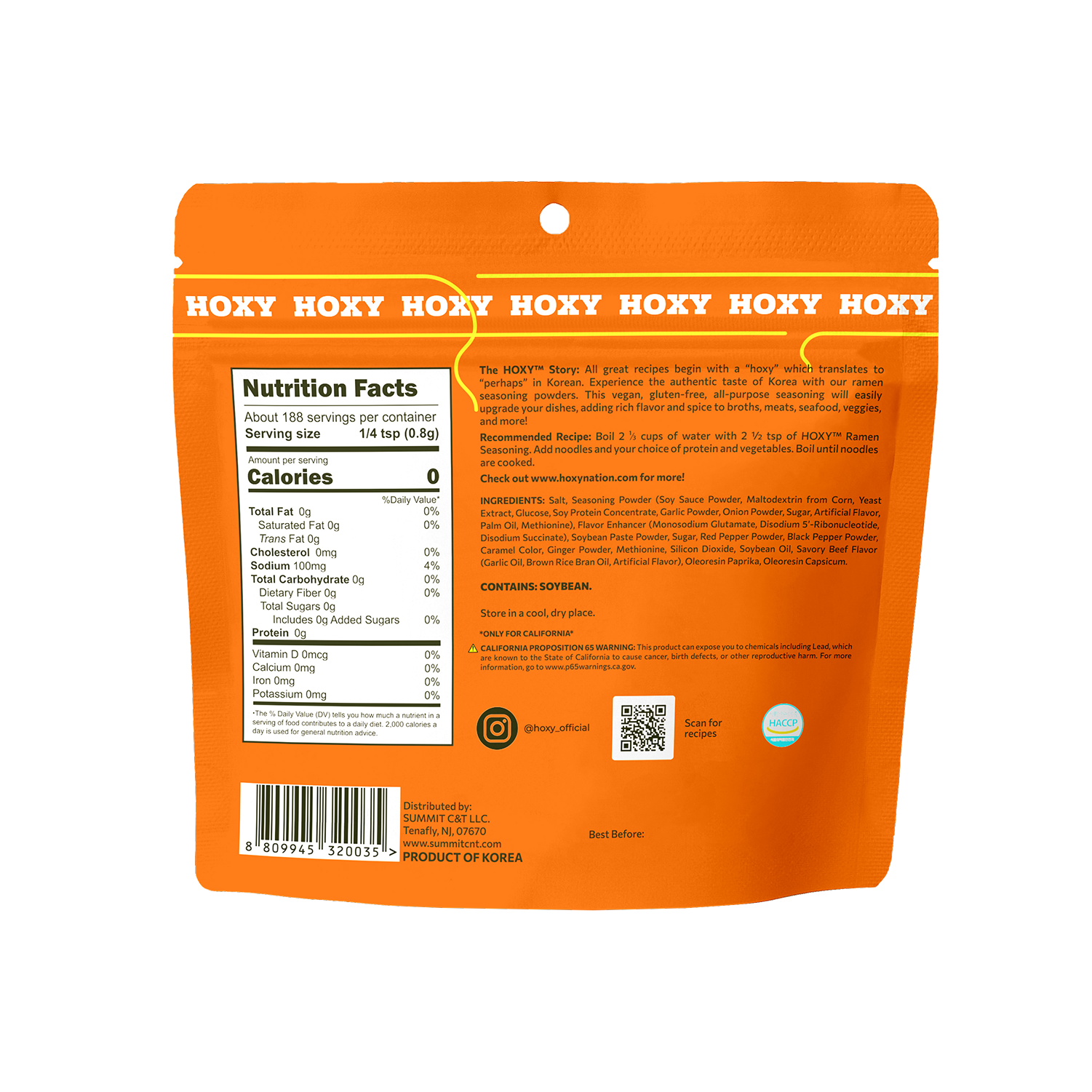 HOXY™ Korean Seasoning Powders – wholesale Ramen – HOXY™ Ramenkrydda Biffsmak (Koreansk)1