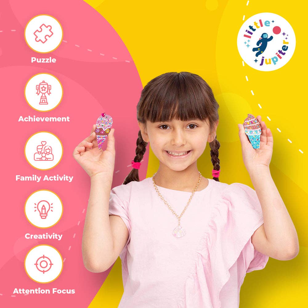 AYK Brand - Wholesale Magnet - Ice Cream Diamond Painting Magnets Set - 8Pcs1