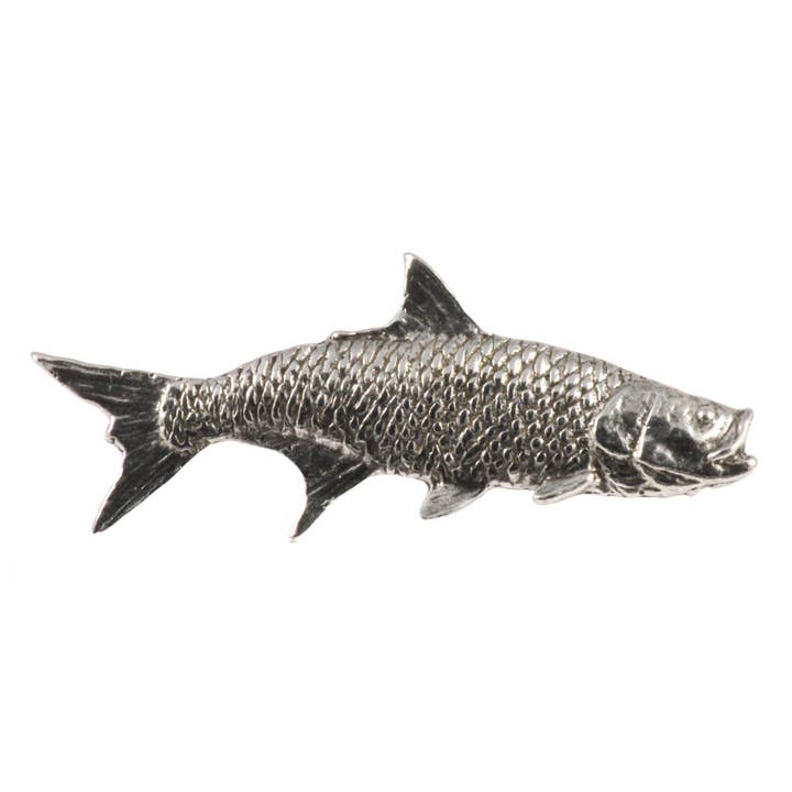 Creative Pewter Designs – Engroshandel Reversnål/knap – Tarpon fisk tin revers Pin eller Magnet S041