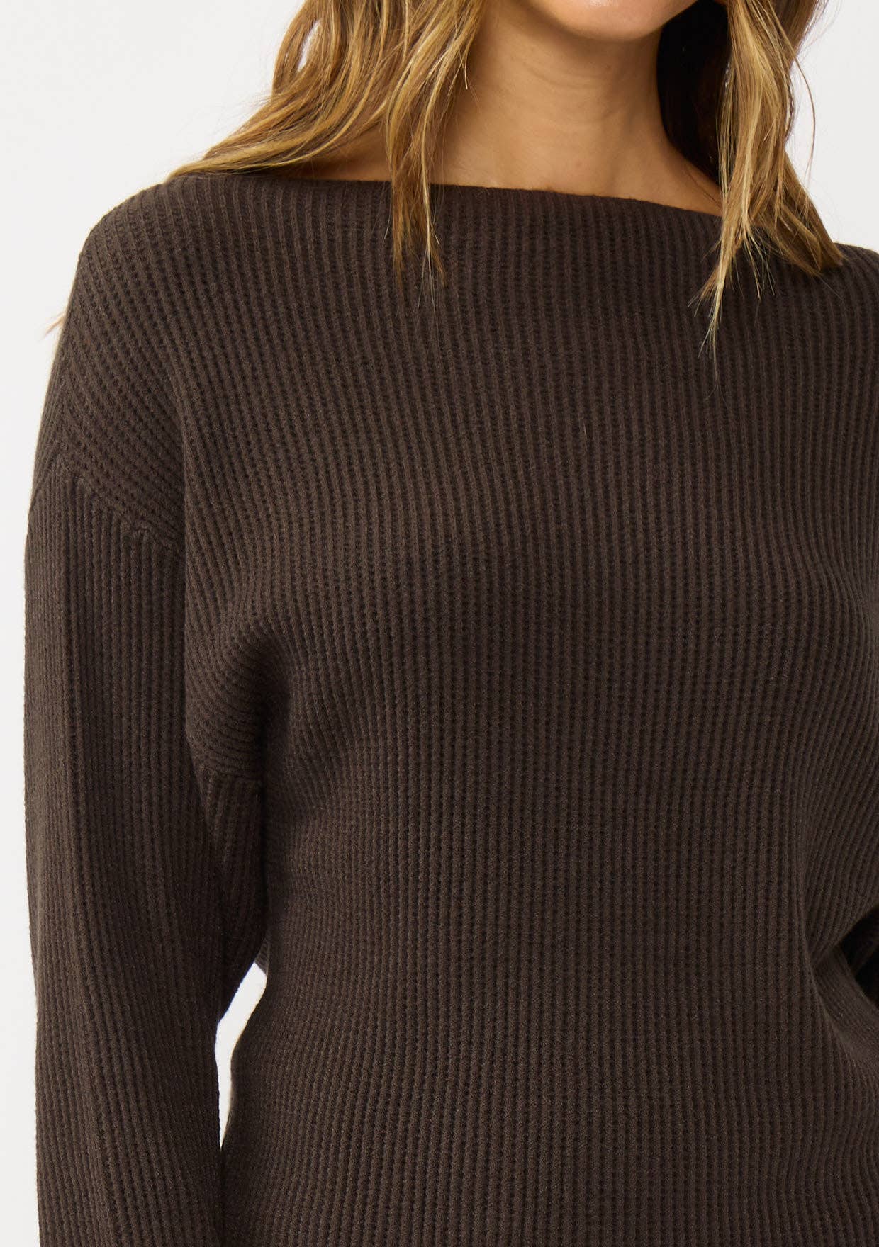 Lovestitch - Vente Pull en maille – femme - Pull en tricot gaufré à manches longues10