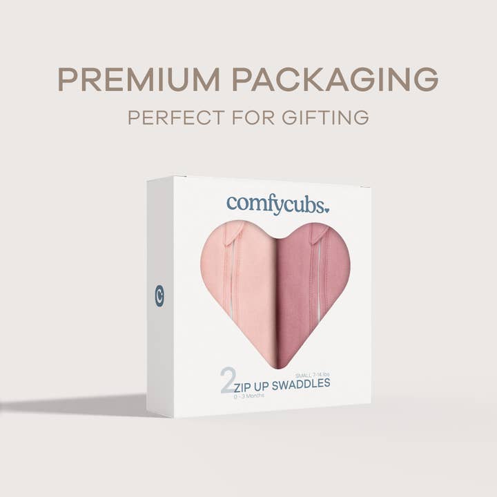 Comfy Cubs - Wholesale Swaddle - Baby - Easy Zipper Wrap 2 Pack Swaddle Blanket by Comfy Cubs28